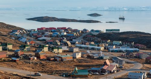 KELLY GRANT IQALUIT WATER STORY: A view of Iqaluit, Nunavut on October 4, 2021.